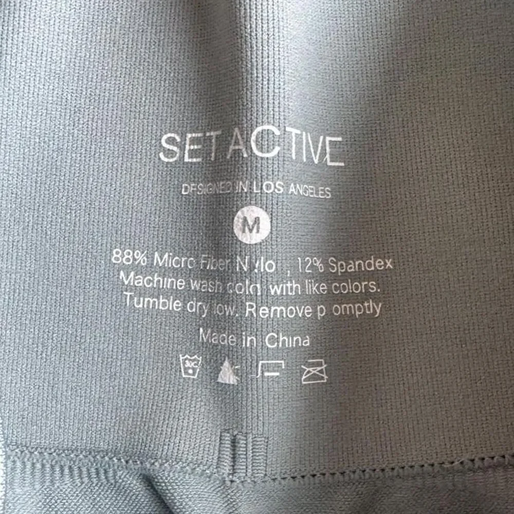 Set-active Women's Blue and Grey Shorts